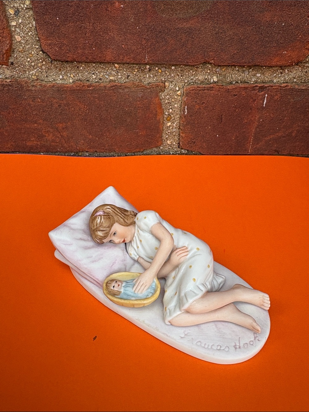 Vintage Hallmark 1983 For a Mother’s Love Porcelain Baby Figurine 5.5 in